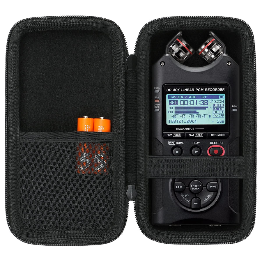 Hard Case Replacement for Tascam DR-40X Four-Track Digital Audio Recorder (DR-40X)