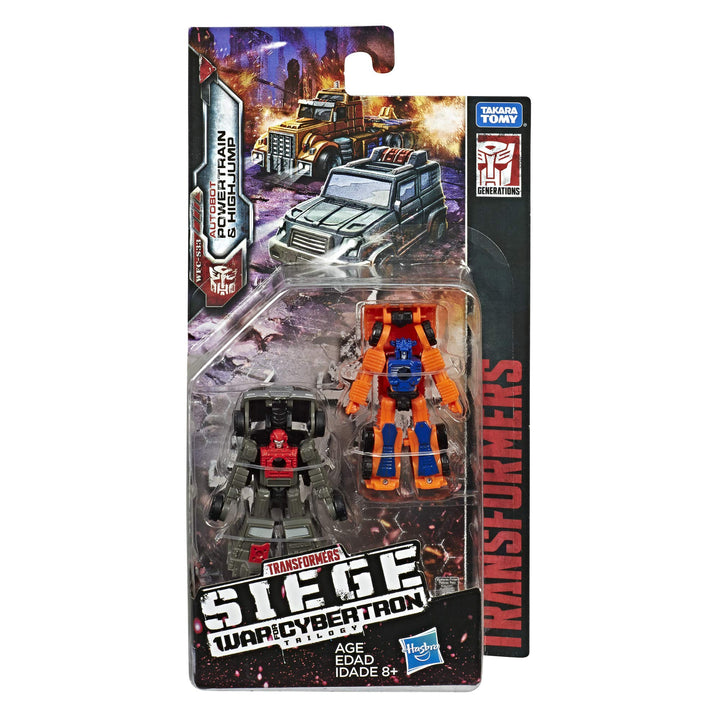 Toys Generations War for Cybertron: Siege Micromaster Wfc-S33 Autobot Off-Road Patrol 2-Pack - Adults and Kids Ages 8 and Up, 1.5-Inch