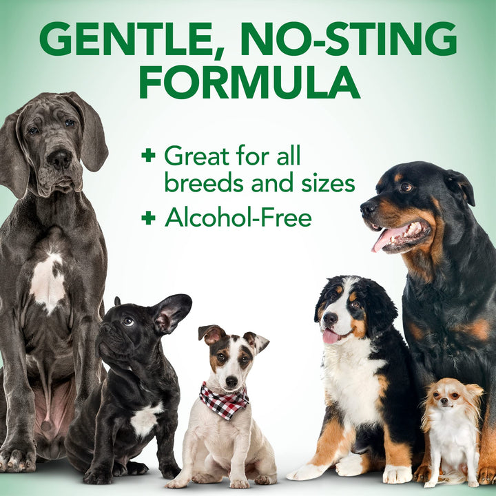 Vet's Best Dog Ear Relief Wash - Alcohol-Free No-Sting Formula - Controls Odors & Itching - Cleans Wax & Debris - 16 Ounces