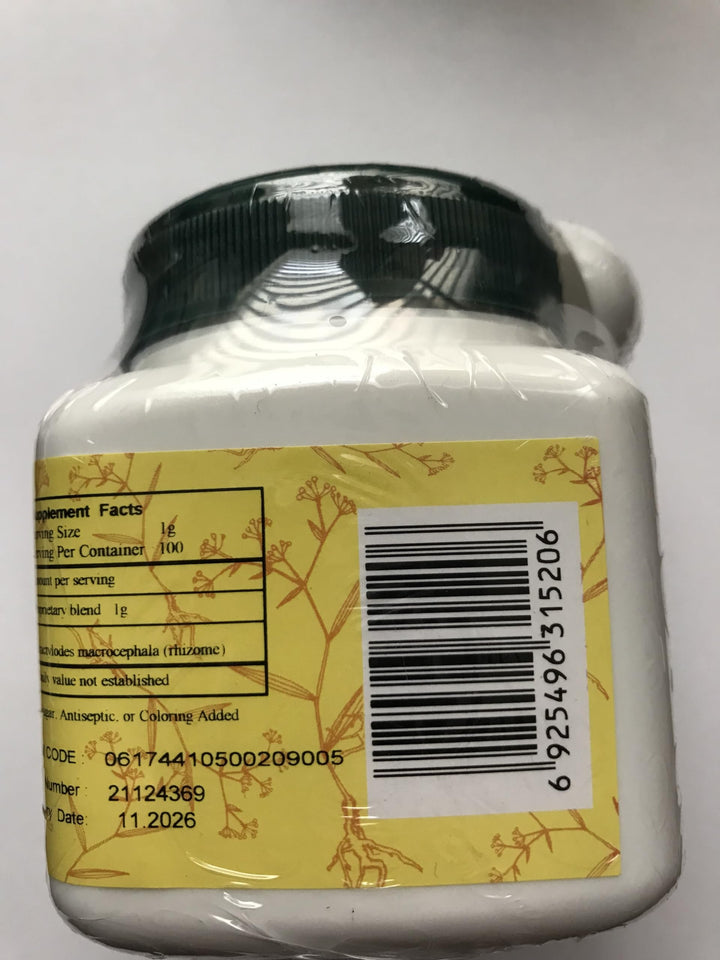 Bai Zhu - Bai-zhu Atractylodes rhizome, 100 grams,()