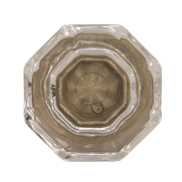 | Cabinet Knob | Clear/Golden Champagne | 1-5/16 inch (33 mm) Diameter | Traditional Classics | 1 Pack | Drawer Knob | Cabinet Hardware