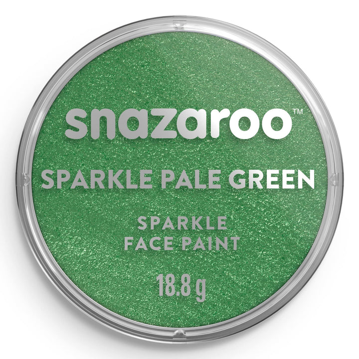 Sparkle Face Paint, 18ml, Sparkle Pale Green