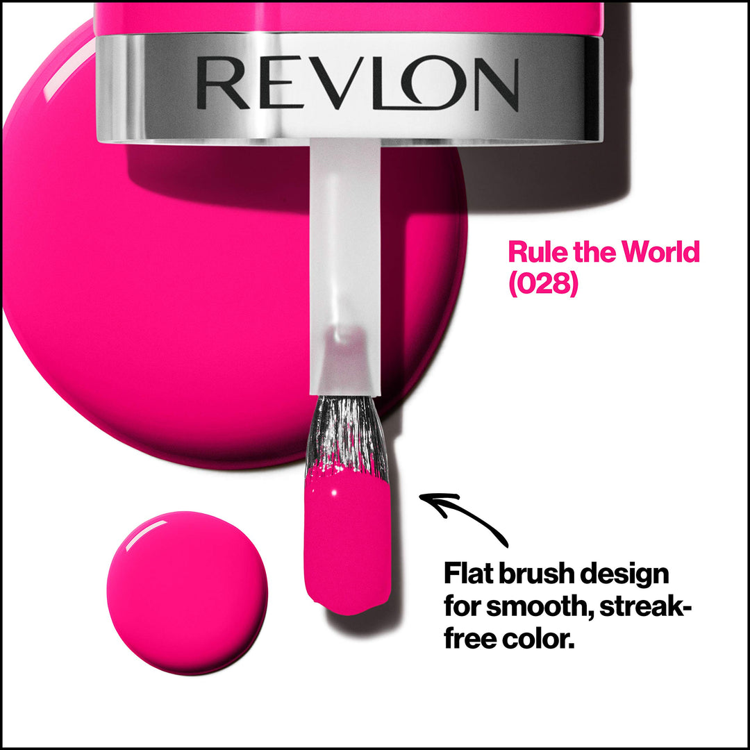 Ultra HD Snap Nail Colors, Natural Rich Glossy Nail Polish, 100% Vegan Formula, No Base and Top Coat Needed, 028 Rule the World, 0.27 fl. Oz.