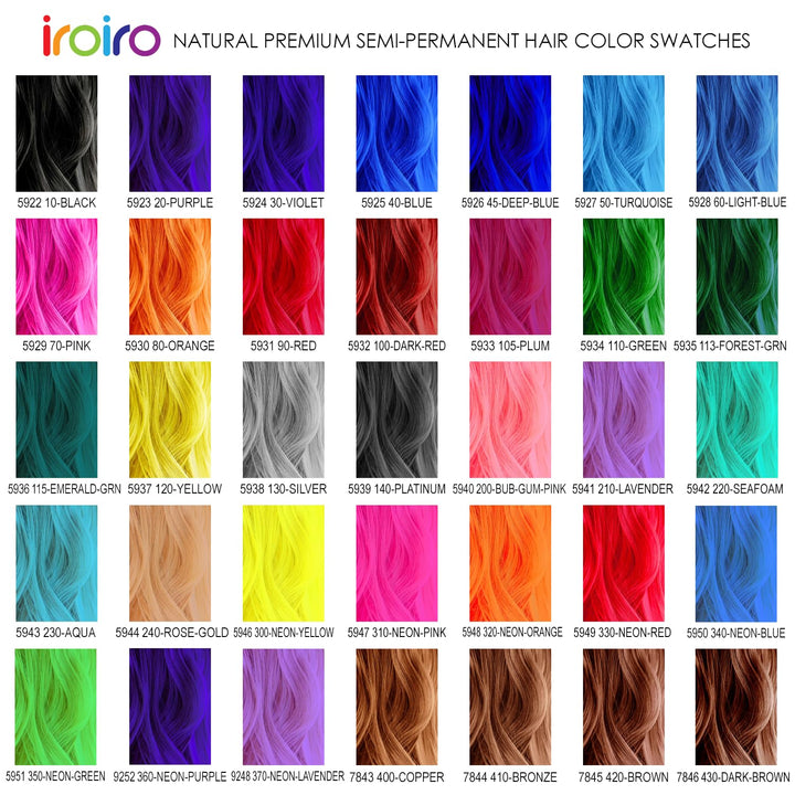 IROIRO Premium Natural Semi-Permanent Hair Color 320 Neon Orange (4oz)