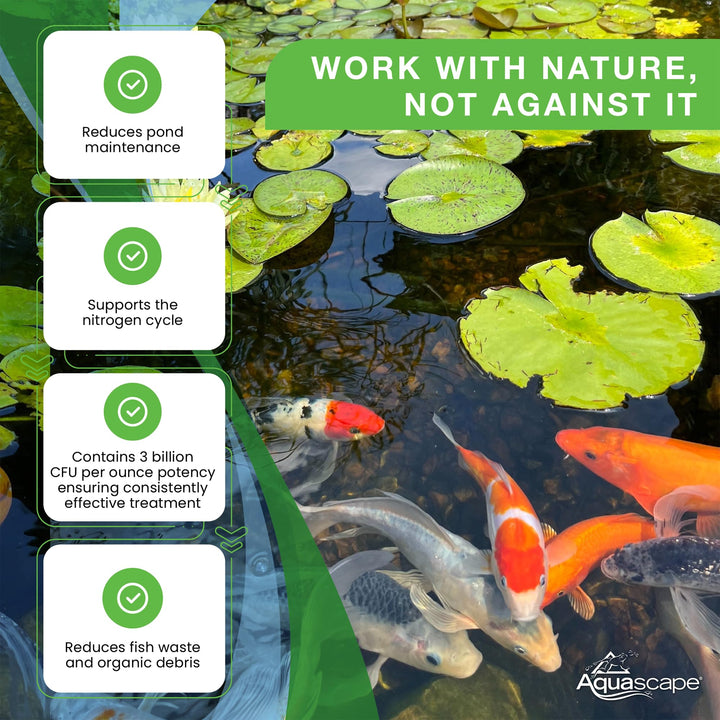 Beneficial Bacteria Concentrate for Pond and Water Features, 1.1-Pound | 98950