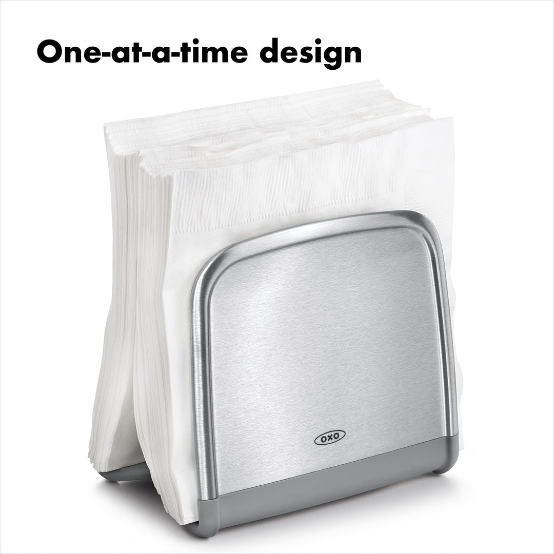 Good Grips Neat Napkin Holder, Stainless Steel