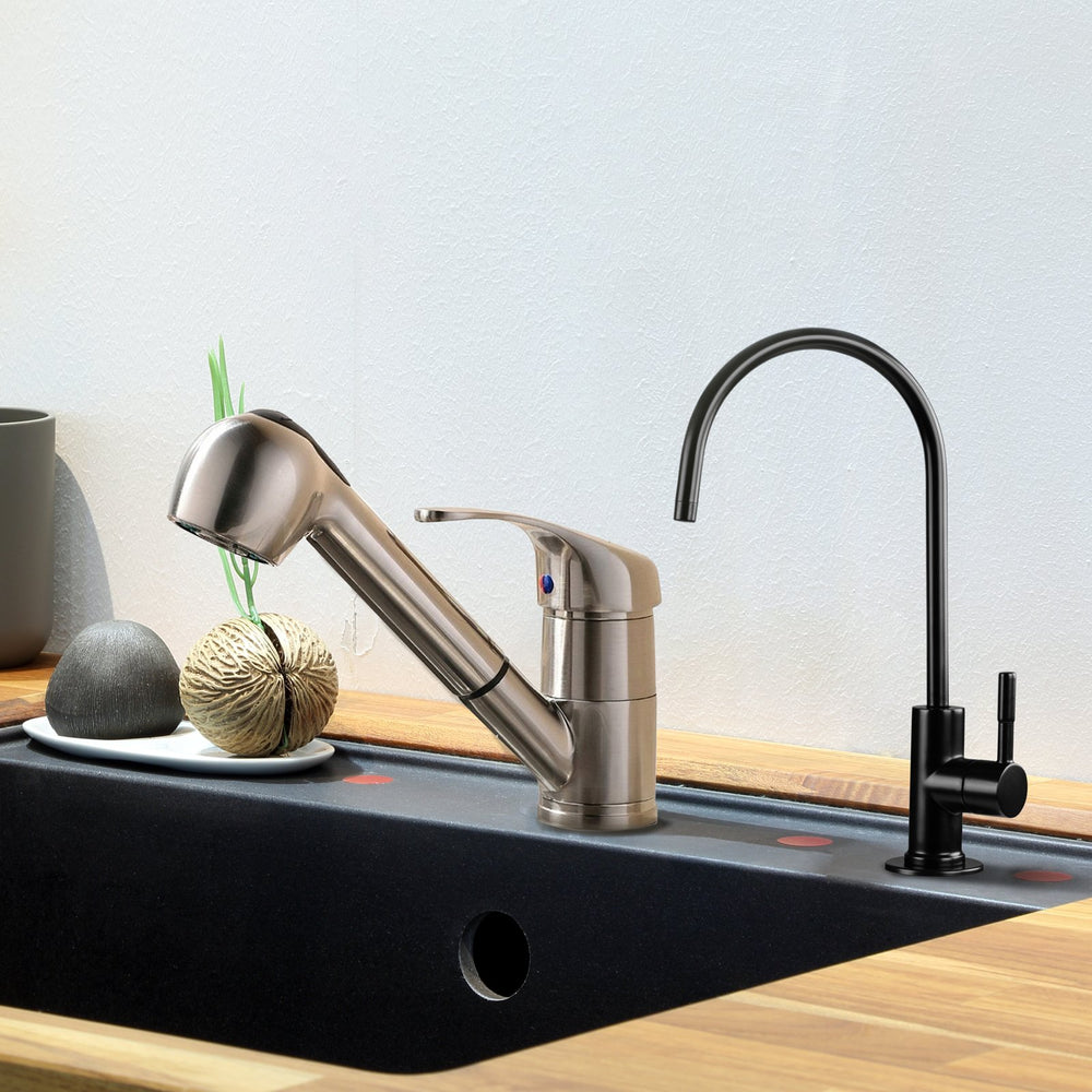 GA1-ORB Lead-Free Reverse Osmosis, Kitchen Bar Sink RO Drinking Water Faucet, Contemporary Style, High Spout, Oil Rubbed Black, 11 Gallon