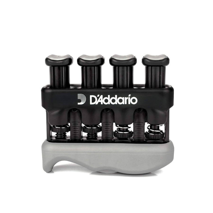 D'Addario Accessories Hand Exerciser–Improve Dexterity and Strength in Fingers, Hands, Forearms- Adjust Tension Per Finger– Simulated Strings Help Develop Calluses- Comfortable Conditioning