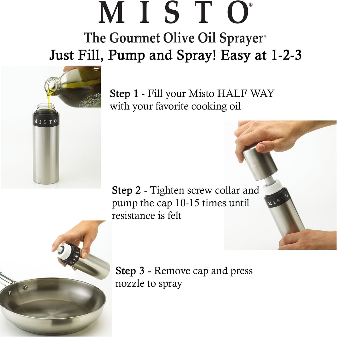 Misto Aluminum Olive Oil Sprayer, Tomato -,Red