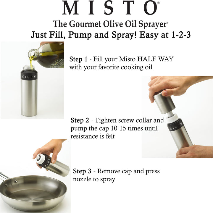 Misto Aluminum Olive Oil Sprayer, Tomato -,Red