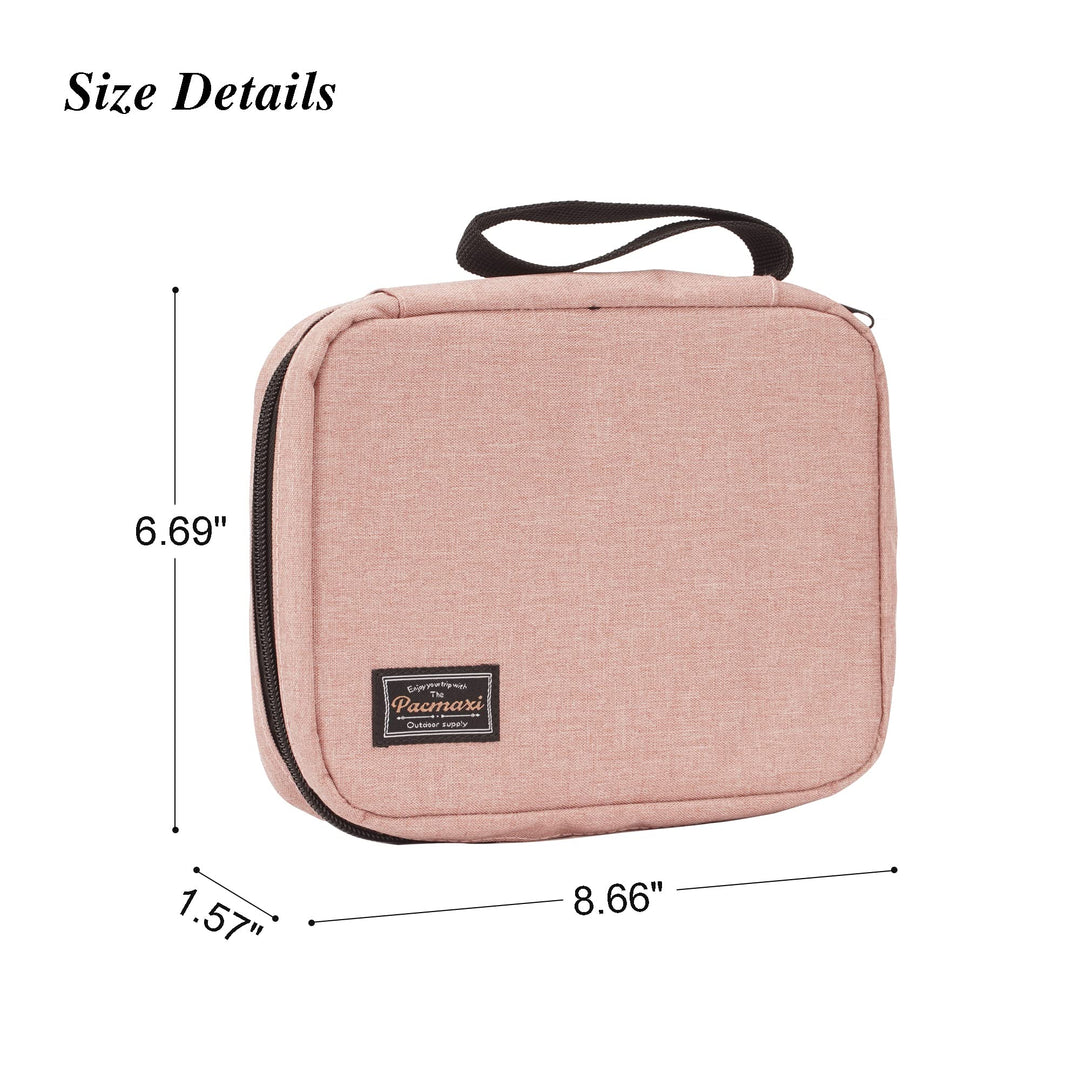 20 Watch Bands Storage Carrying Case Compatible with Watches,Expandable Watch Band Holder Stores 20 Watch Bands Fit for Most Sizes of Watch Straps,Organizer for Watch Bands, Bag Only (Pink)