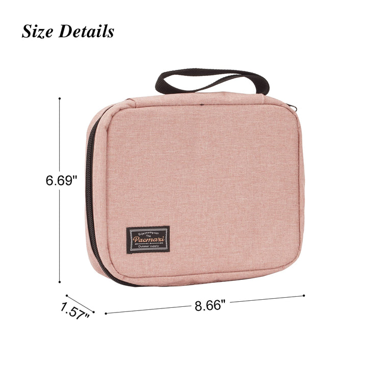 20 Watch Bands Storage Carrying Case Compatible with Watches,Expandable Watch Band Holder Stores 20 Watch Bands Fit for Most Sizes of Watch Straps,Organizer for Watch Bands, Bag Only (Pink)