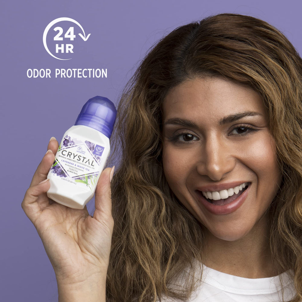 Deodorant Roll on Mineral 2.25 Oz, Lavender, Unisex