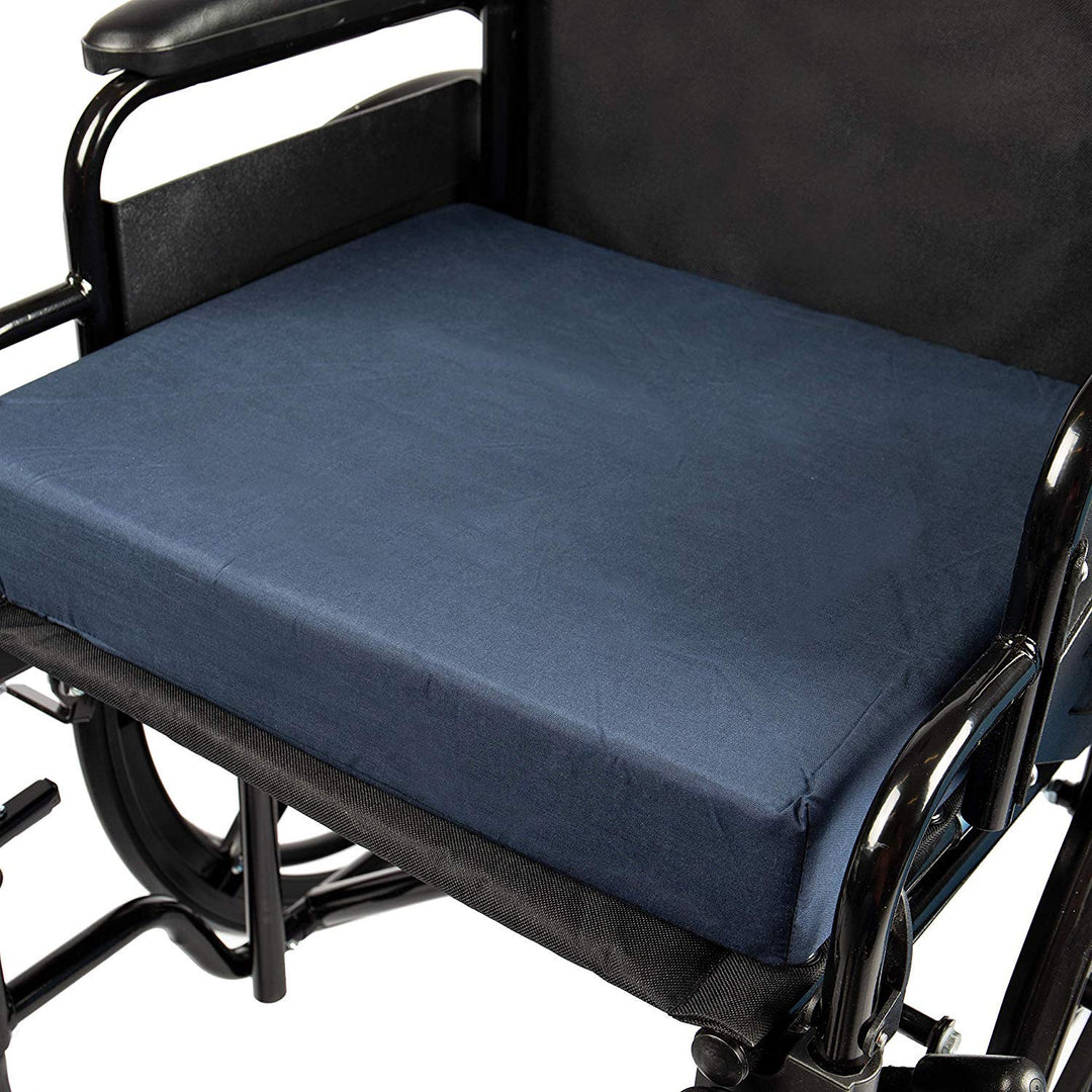 Seat and Chair Cushion for Office Chairs, Wheelchairs, Scooters, Kitchen Chairs or Car Seats, FSA HSA Eligible, for Support and Height while Reducing Stress on Back, Tailbone or Sciatica