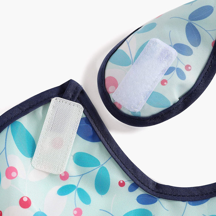 3 Pack Super Light Weight Baby Bib, Waterproof, Washable, Stain Oil and Odor Resistant 12-48 Months (Girl)