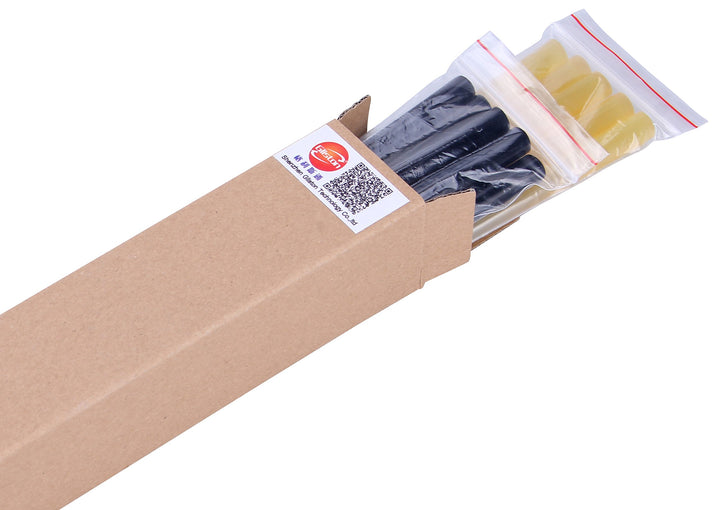 Paintless Dent Removal Glue Sticks Hot Glue Sticks Paintless Dent Repair Tool for Car Repair Dent Remover Tool Set - 5 PCS Black & 5 PCS Yellow