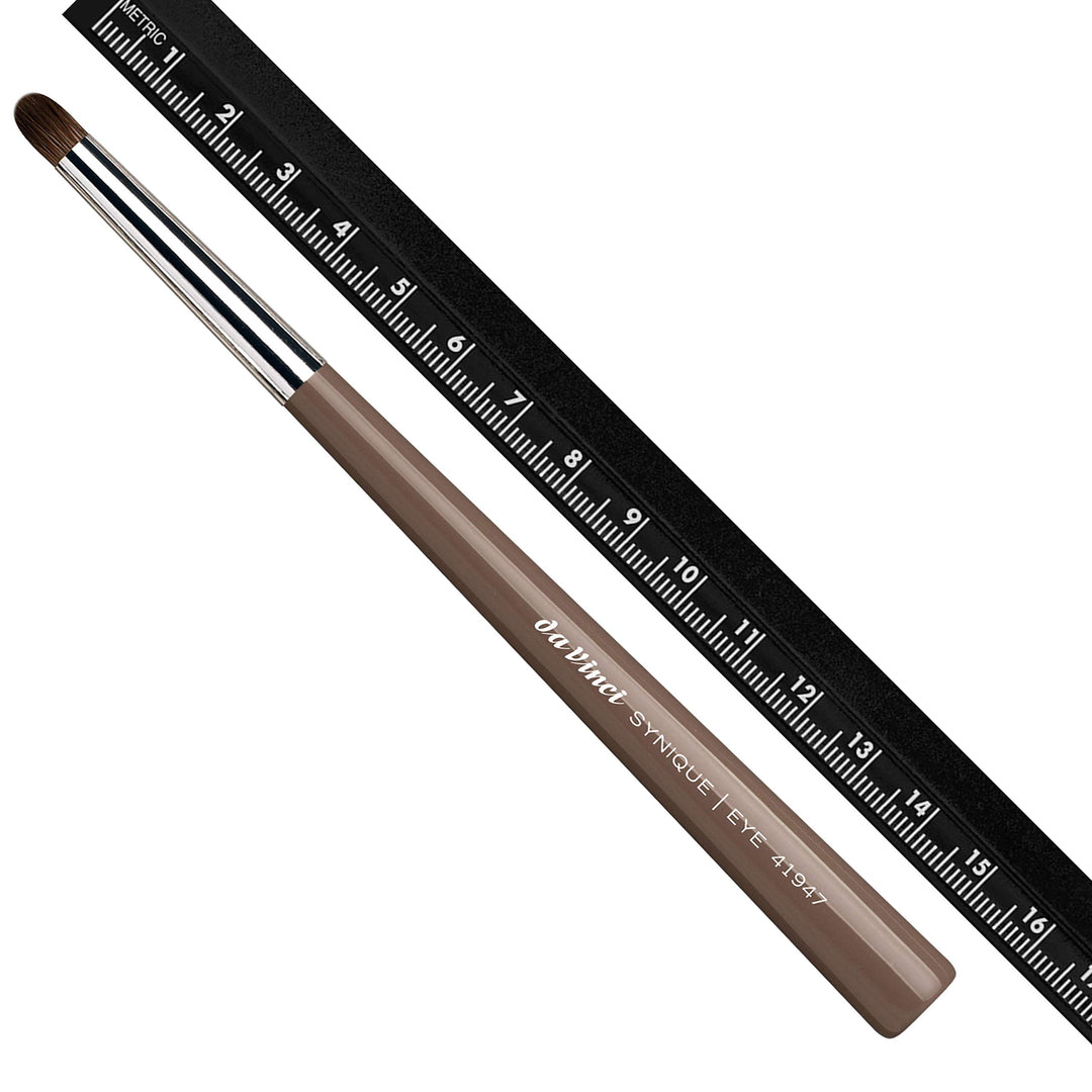 da Vinci Cosmetics Series 41947 Synique Eyeshadow Blender Brush, Small Round Synthetic, 1.48 Ounce