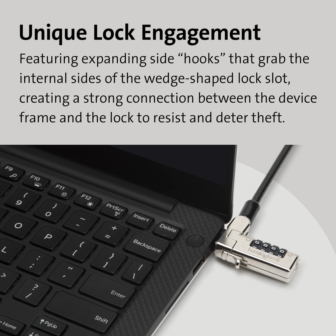 N17 Dell Laptop Computer Lock, Combination Security Locking Cable (K68008WW) Black