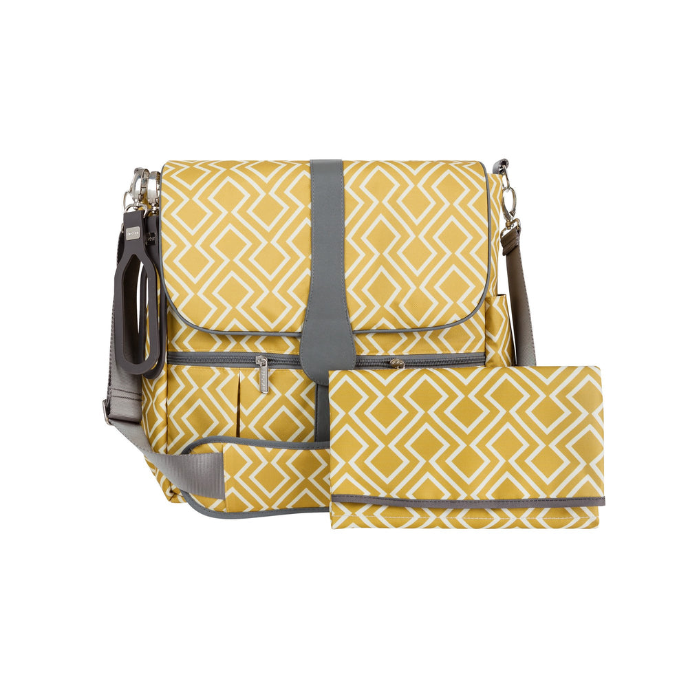 Bloomfield Modular Knapsack Diaper Bag, Ivory and Onyx