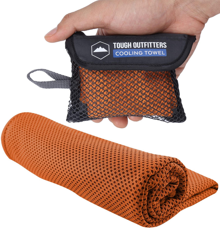 Cooling Towels (38.5x12) - Cooling Towels for Neck & Face, Cooling Neck Wraps - Ice Towel & Sweat Rag for Camping, Gym, Yoga & Sports