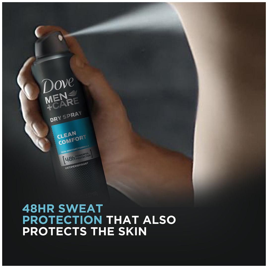 Dove Men+Care Elements Antiperspirant Dry Spray, Mineral Powder + Sandalwood, 3.8 Ounce
