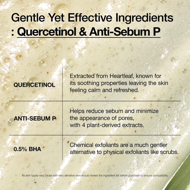 Heartleaf Quercetinol Pore Deep Cleansing Foam, Facial Cleanser, for Double Cleansing, BHA, Hyaluronic Acid, Glycerin, Face Wash, Blackhead Remover, Korean Skincare (150ml/5.07 fl.oz.)