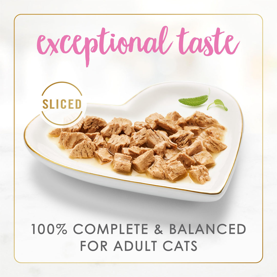 Sliced Chicken Hearts and Liver Feast Wet Cat Food - (Pack of 24) 3 oz. Cans