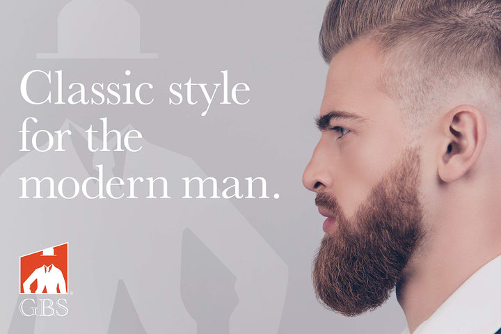 GBS Large Bamboo Wood Beard Comb