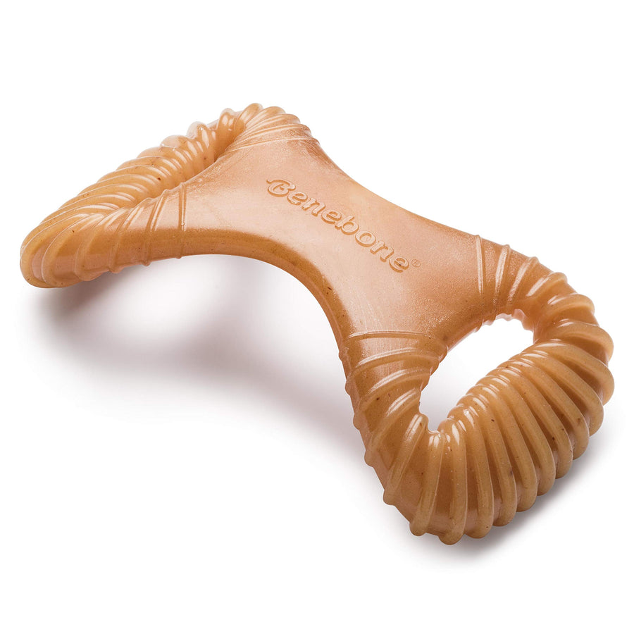 Dental Durable Dog Chew Toy for Aggressive Chewers, Real Chicken, Made in USA, Medium