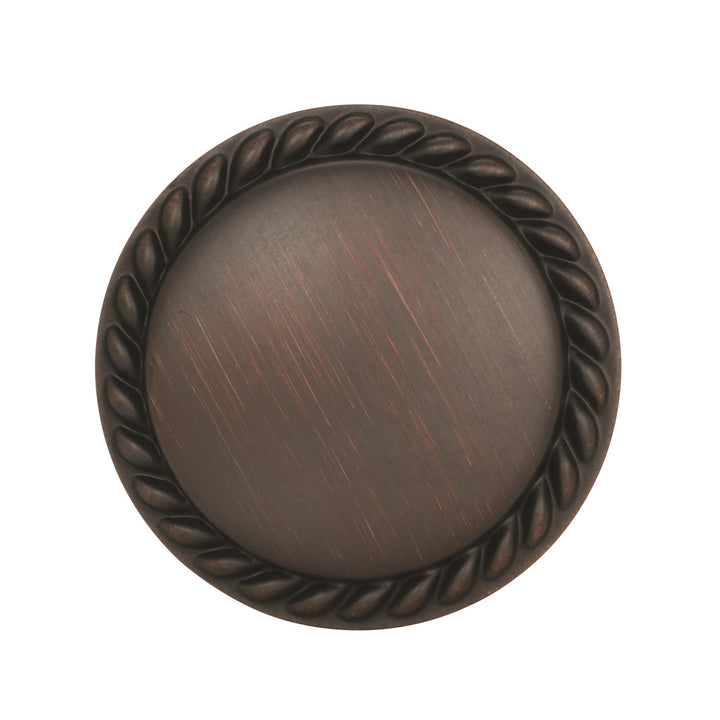 | Cabinet Knob | Oil Rubbed Bronze | 1-3/16 inch (30 mm) Diameter | Everyday Heritage | 1 Pack | Drawer Knob | Cabinet Hardware