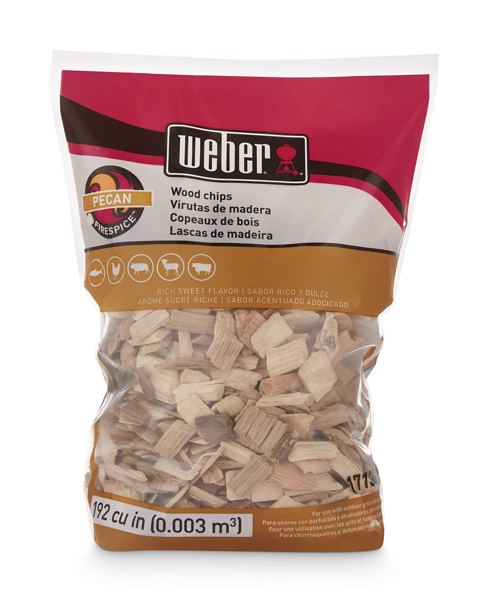 Pecan Wood Chips, for Grilling and Smoking, 2 lb.