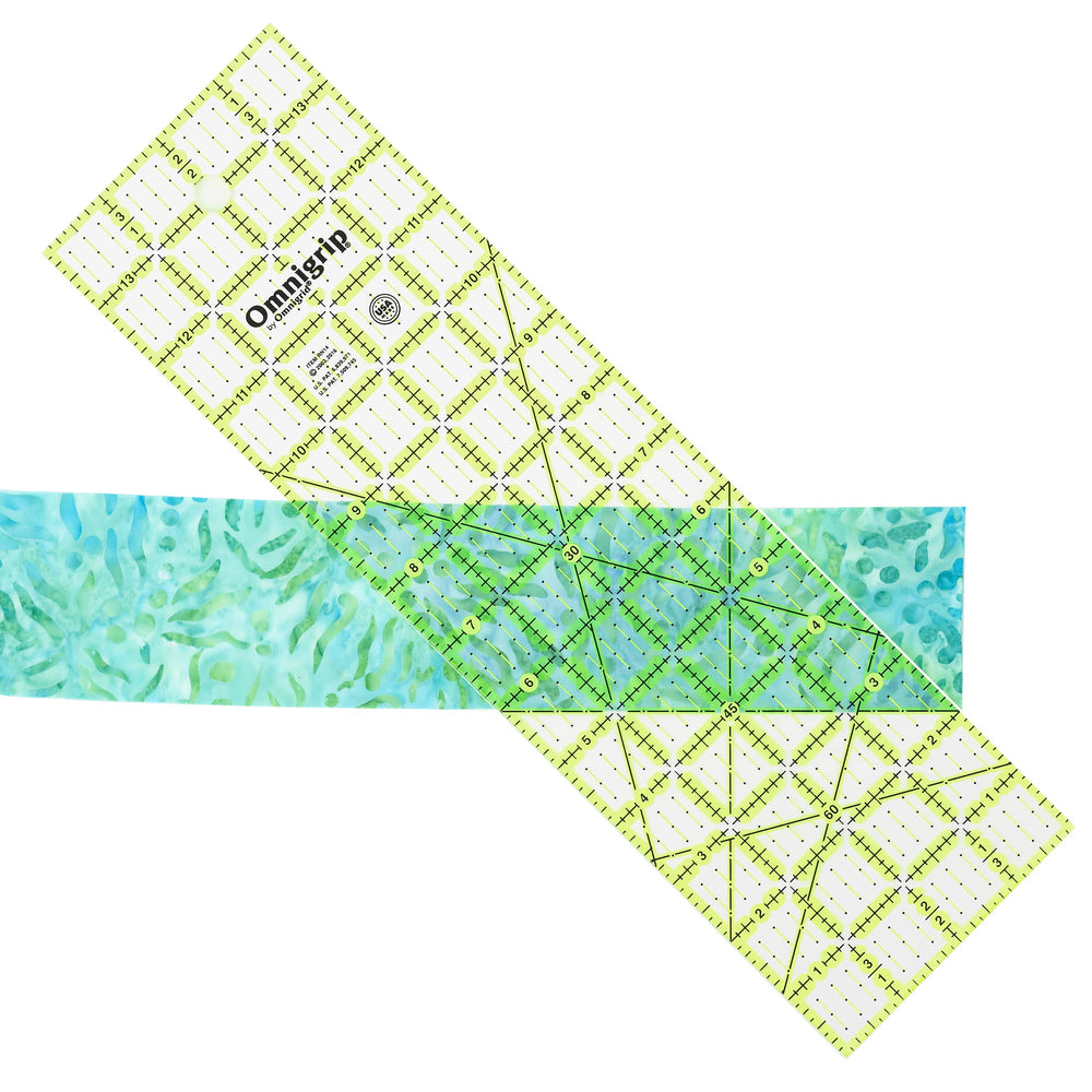 Omnigrip Non-Slip Ruler, 4 x 14