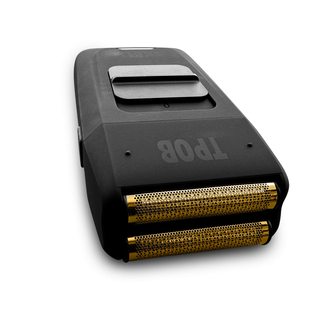 Skull Foil Shavers with Krunch Blades - Compact Design That can fit in Your Pocket with a Turbo Charged Motor, Perfect for Both Professional and at-Home use (Black)