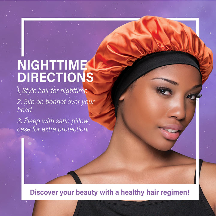 Naturally Satin Bonnet Sunset