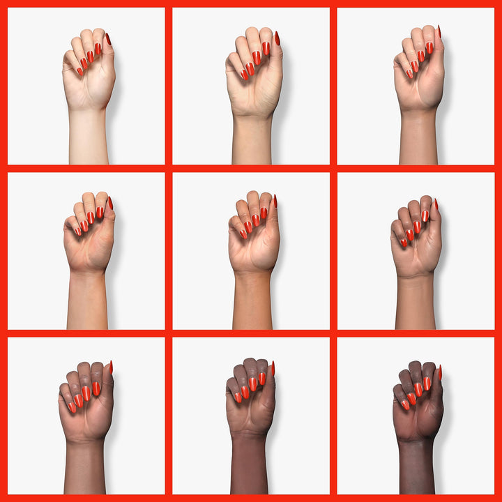 Aimeili Soak Off Uv Led Gel Nail Polish Orange Red-Lilium Pumilum 117 10Ml