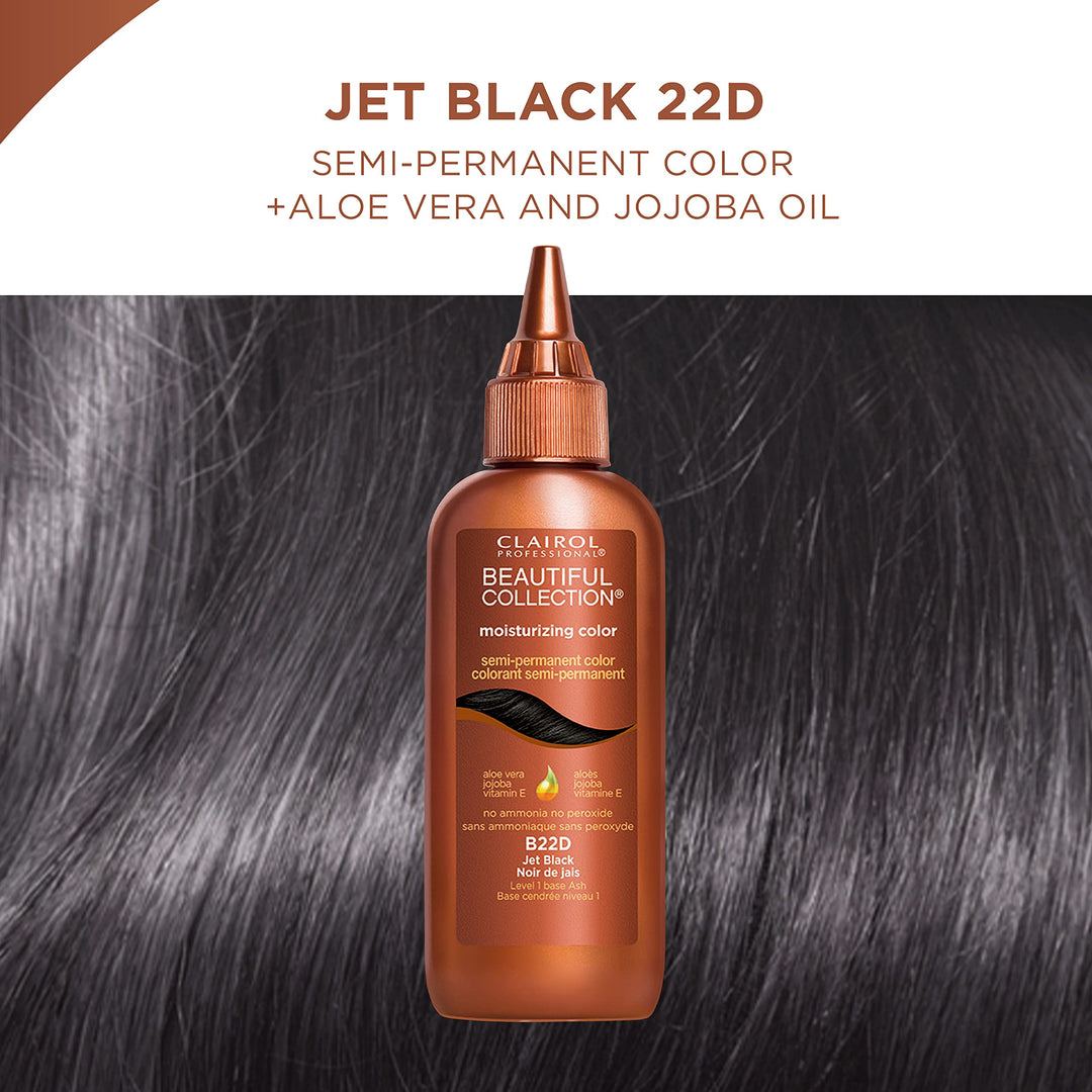 Beautiful Collection Hair Color, 22d Jet Black, 3 oz