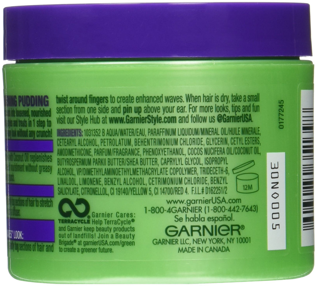 Fructis Style Curl Stretch Loosening Pudding, 4 Ounce Jar, For Naturally Curly Hair