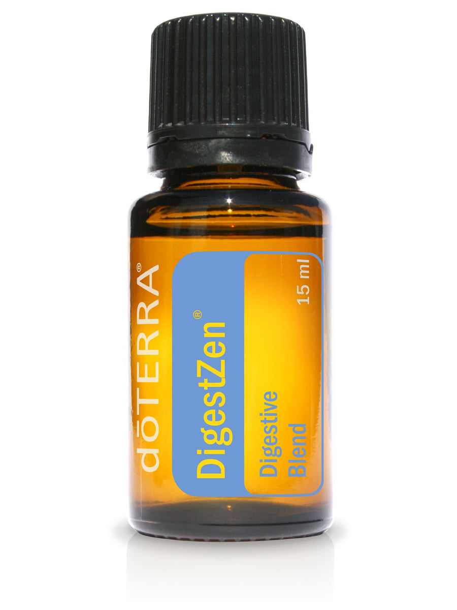 DigestZen (15ml) - Essential Oil Digestive Blend with Peppermint, Ginger and Other Pure and Natural Oils - 2 Pack