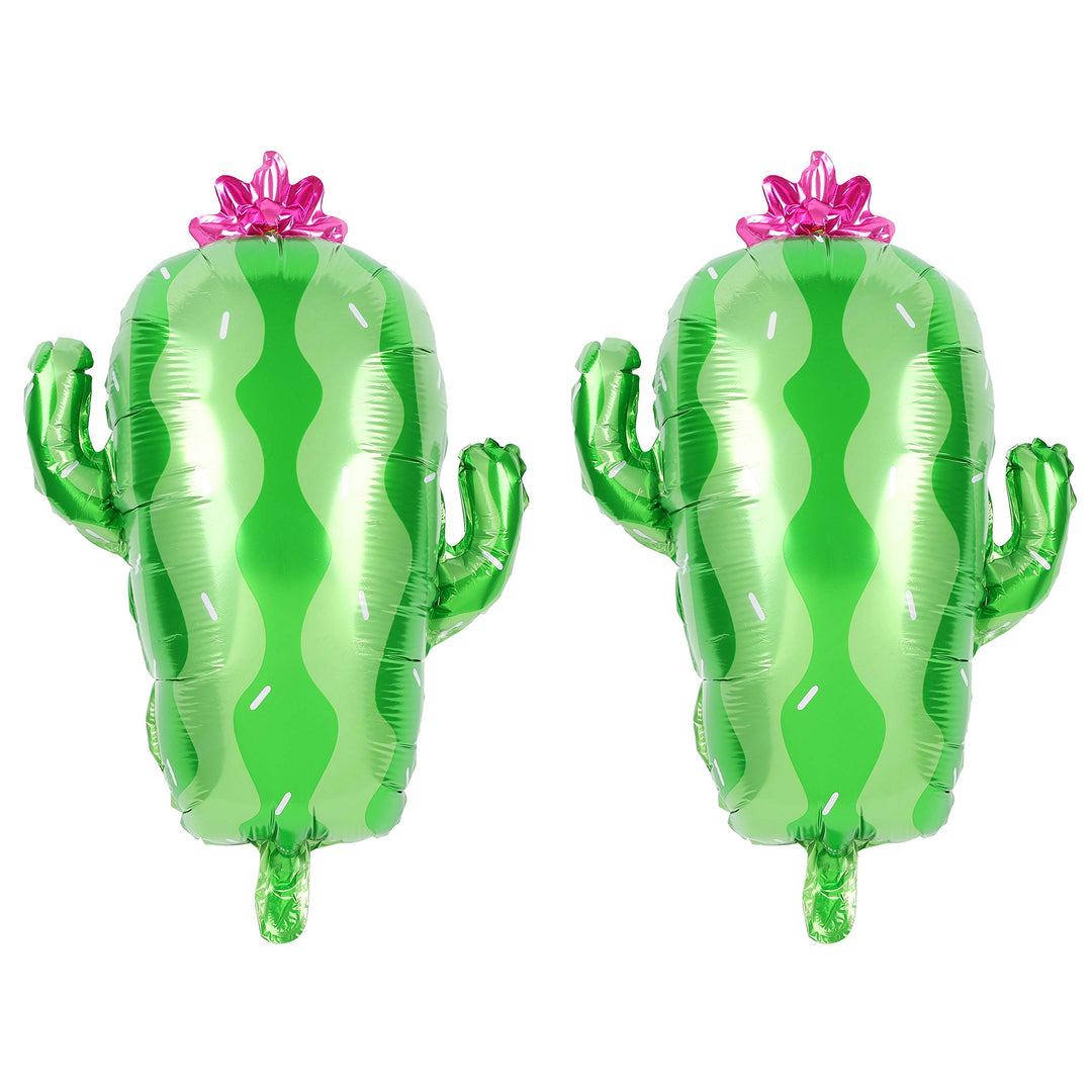 Cactus Foil Mylar Balloon Birthday Party Decoration Mexican Final Fiesta Theme Party and Taco Bout a Paty Large Green 2 Pieces