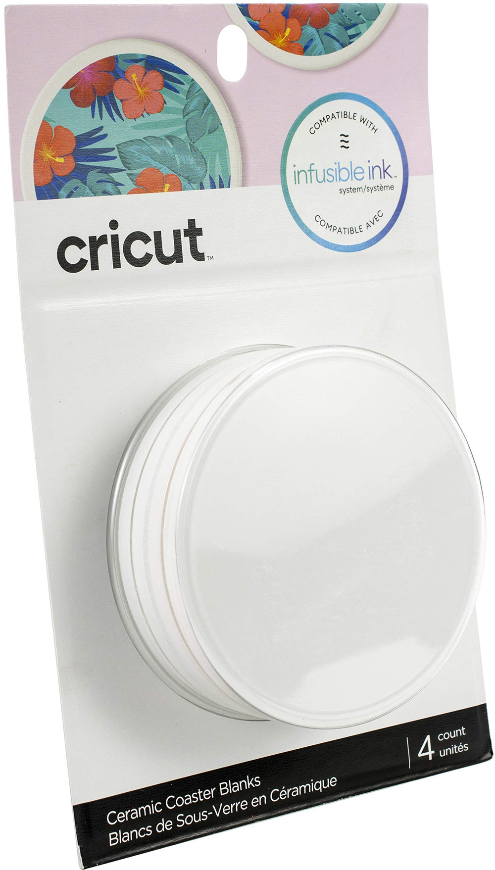 Coaster Blanks, Ceramic Infusible Ink, White
