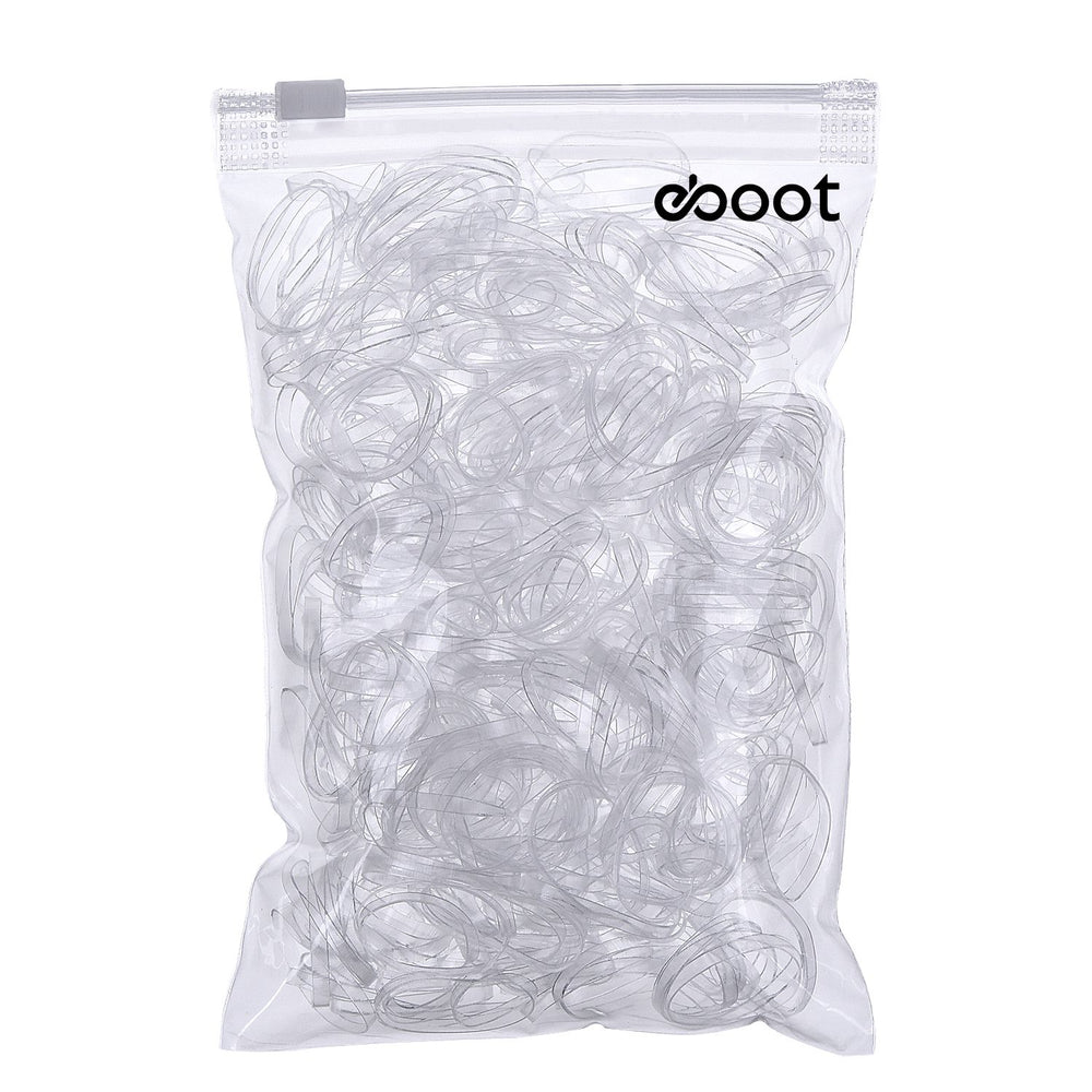 Eboot 3 Mm Clear Elastic Bands Hair Rubber Bands, 500 Pieces