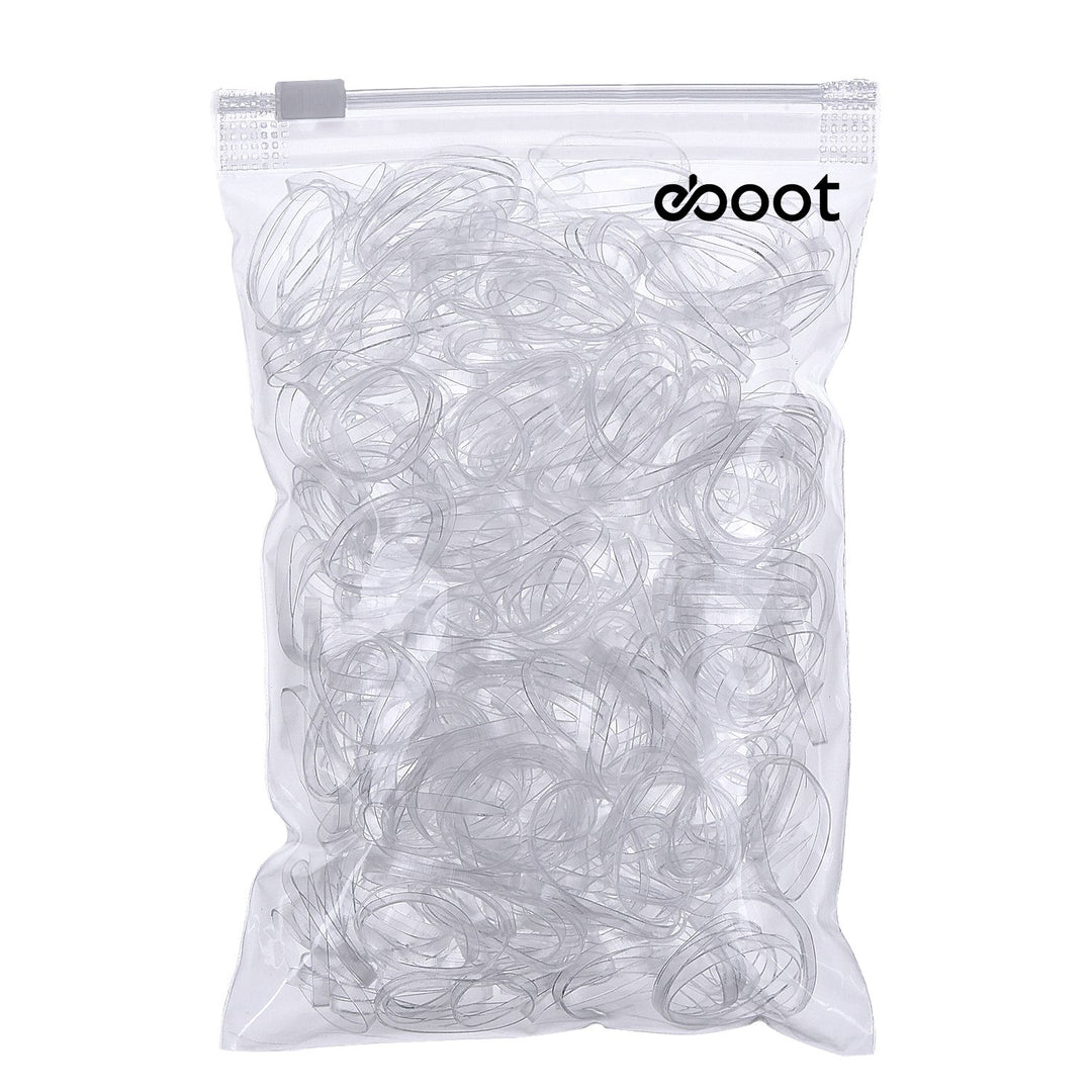 Eboot 3 Mm Clear Elastic Bands Hair Rubber Bands, 500 Pieces