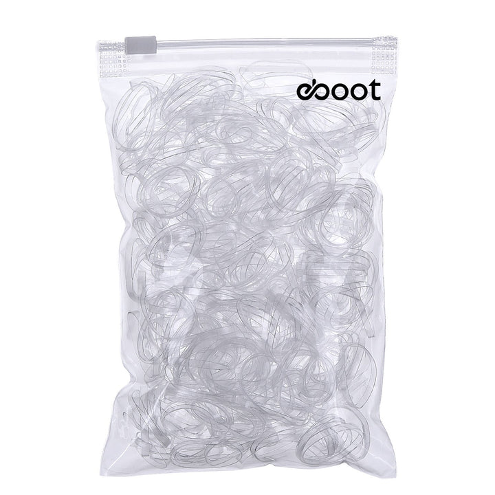 Eboot 3 Mm Clear Elastic Bands Hair Rubber Bands, 500 Pieces