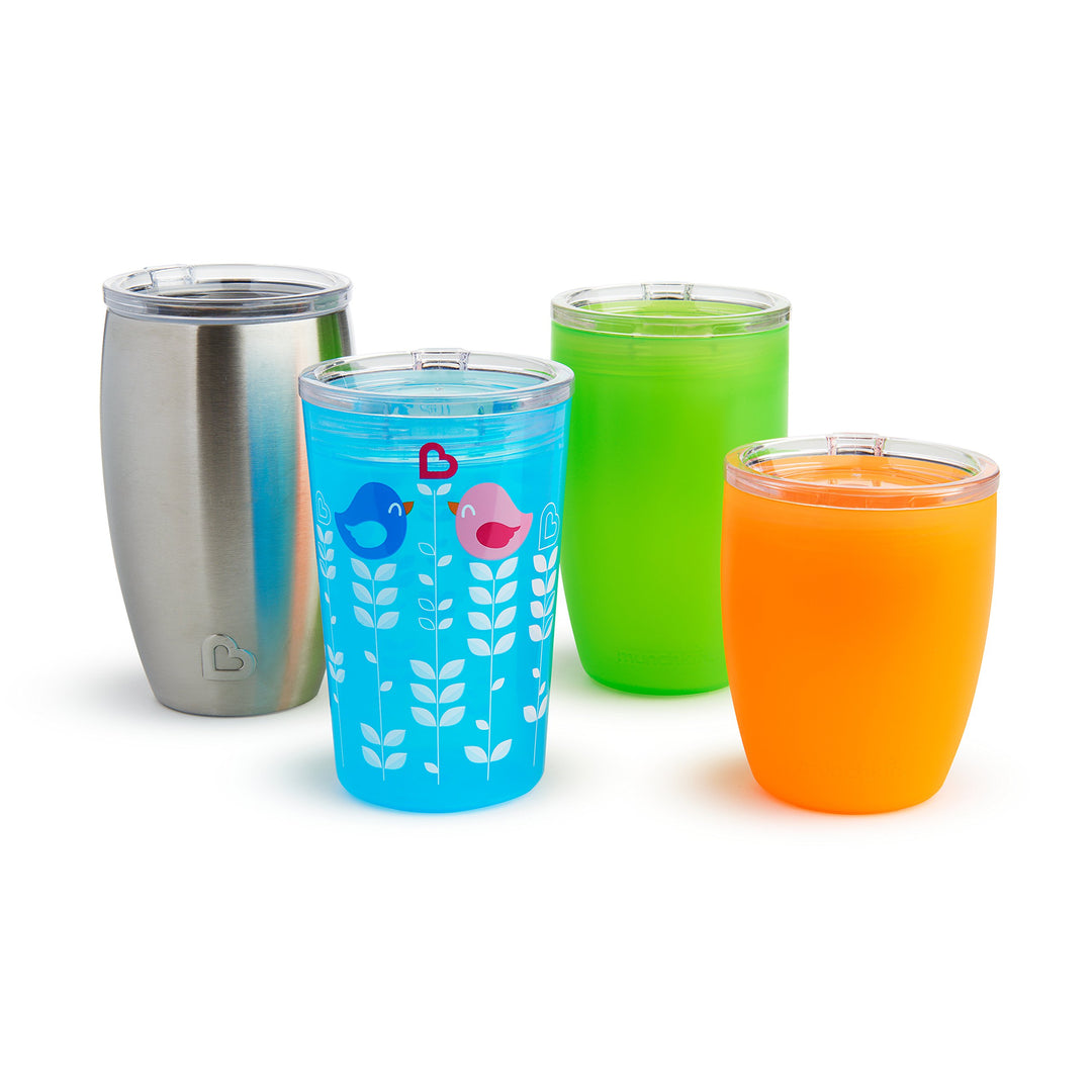 ® Open Sipper and Straw Lids - Converts Miracle® 360 Cups to Straw Cups and Open Training Cups