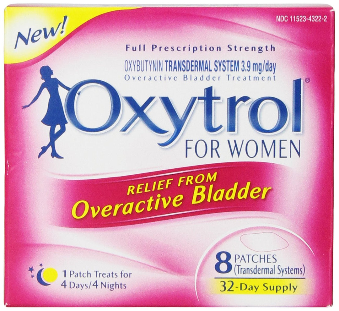 Overactive Bladder Transdermal Patch, 8 Count