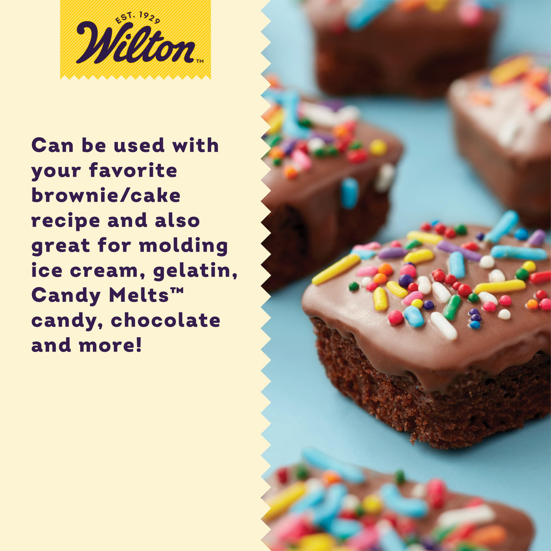 Bite-Size Brownie Squares Silicone Mold, 24-Cavity