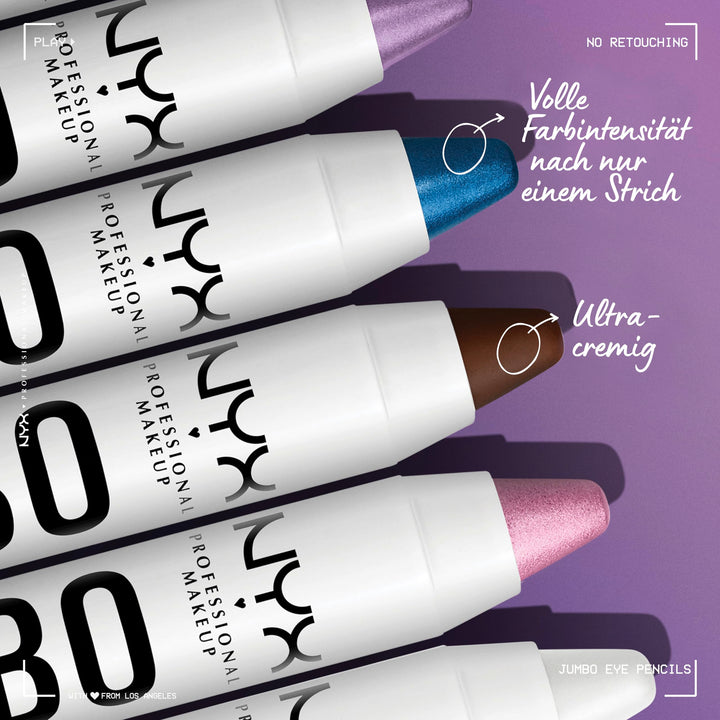 PROFESSIONAL MAKEUP Jumbo Eye Pencil, Eyeshadow & Eyeliner Pencil - Eggplant (Violet)