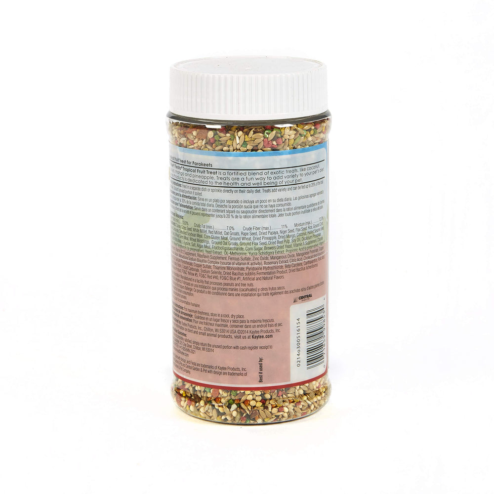 Fiesta Tropical Fruit Treat For Pet Parakeets, 11 oz Jar