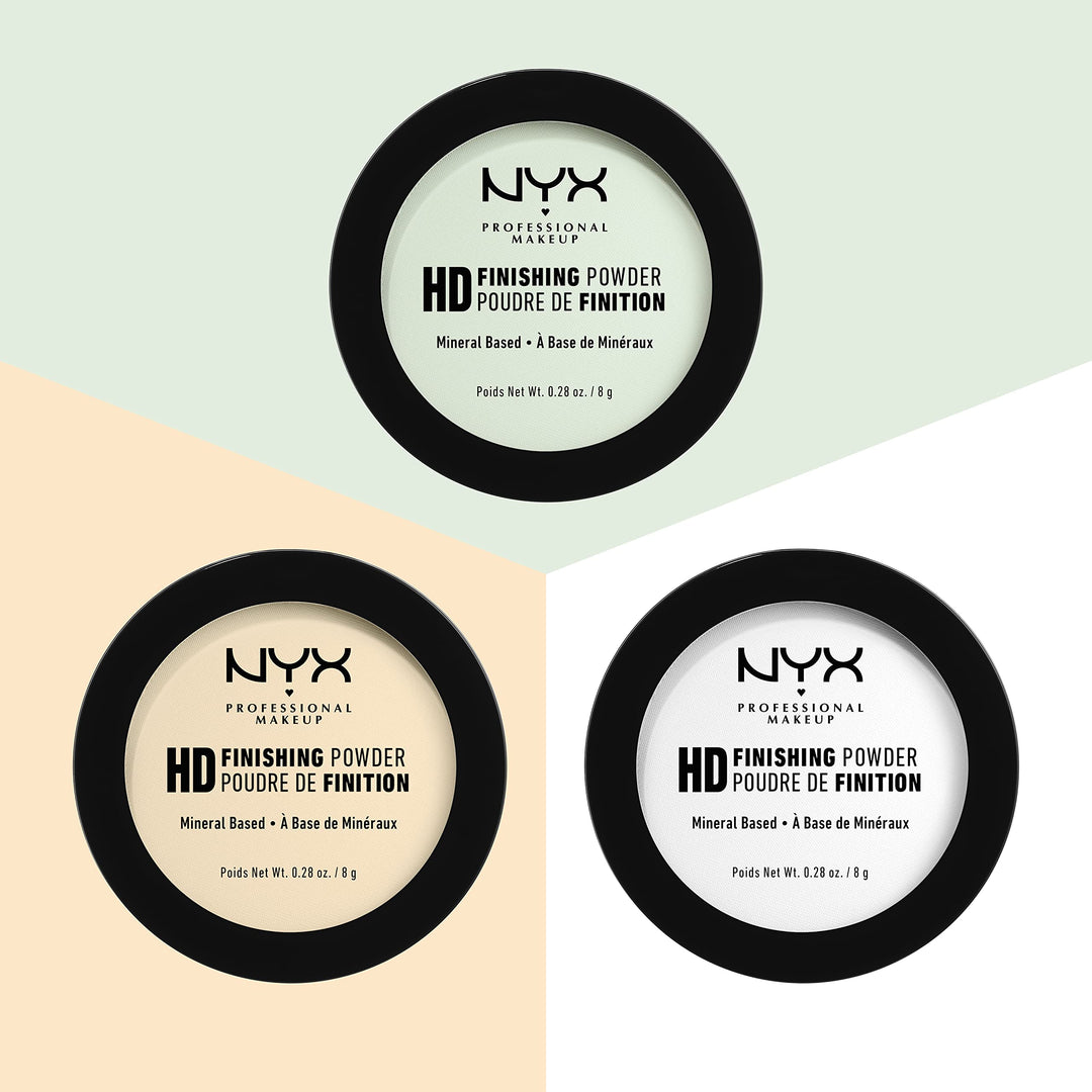 Nyx Professional Makeup High Definition Finishing Powder, Mint Green, 8g