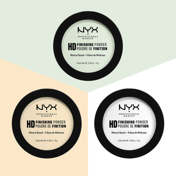 Nyx Professional Makeup High Definition Finishing Powder, Mint Green, 8g